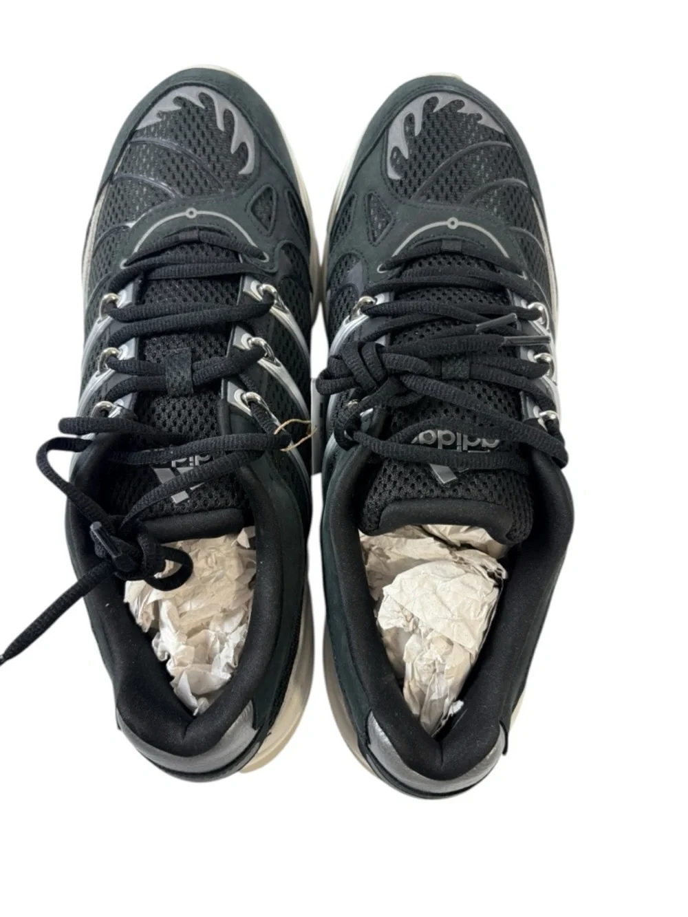 Adidas Adistar Harmony Running Shoes NWT Black Grey Mens Sz12 Athletic Sneakers